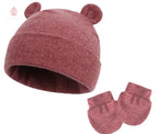 Bonnet et moufles pour bébé en coton - Mum&Choupinou