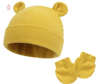 Bonnet et moufles pour bébé en coton - Mum&Choupinou