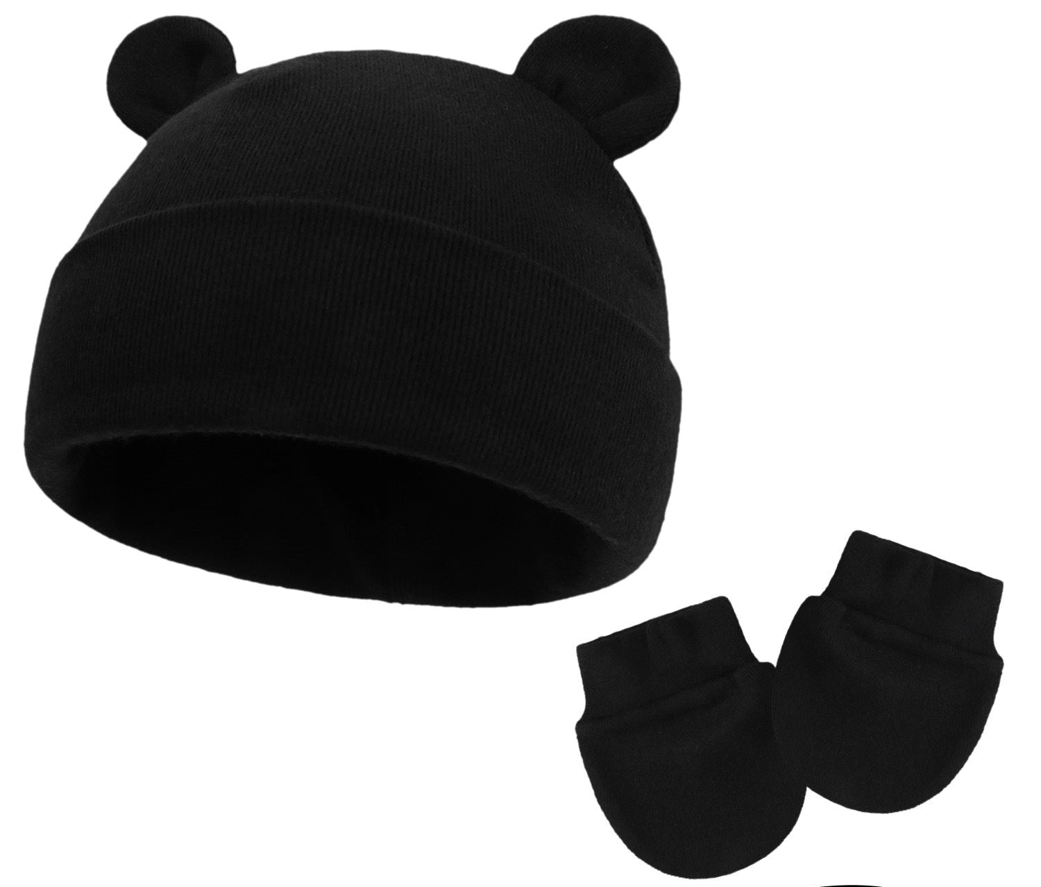 Bonnet et moufles pour bébé en coton - Mum&Choupinou #