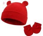 Bonnet et moufles pour bébé en coton - Mum&Choupinou