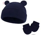Bonnet et moufles pour bébé en coton - Mum&Choupinou