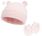 Bonnet et moufles pour bébé en coton - Mum&Choupinou