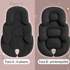 Coussin 2 faces pour poussette nacelle siège auto