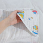 Couverture à capuche en gaze de coton - Mum&Choupinou #