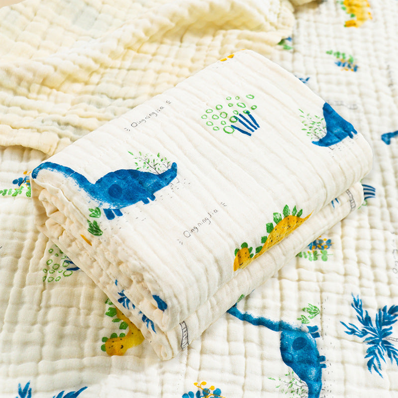 Couverture en gaze de coton pur imprimée pour nouveau-né - Mum&Choupinou #