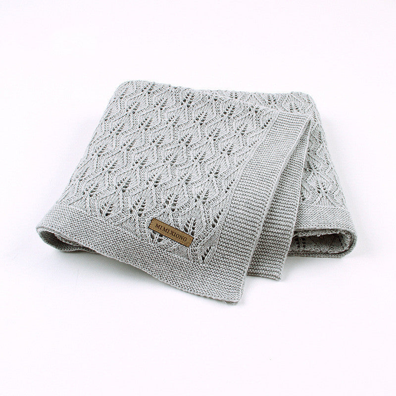 Couverture pour bébé en tricot 