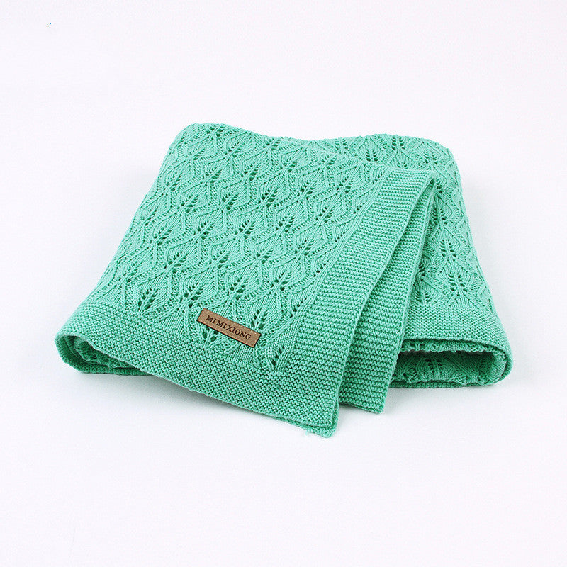 Couverture pour bébé en tricot 