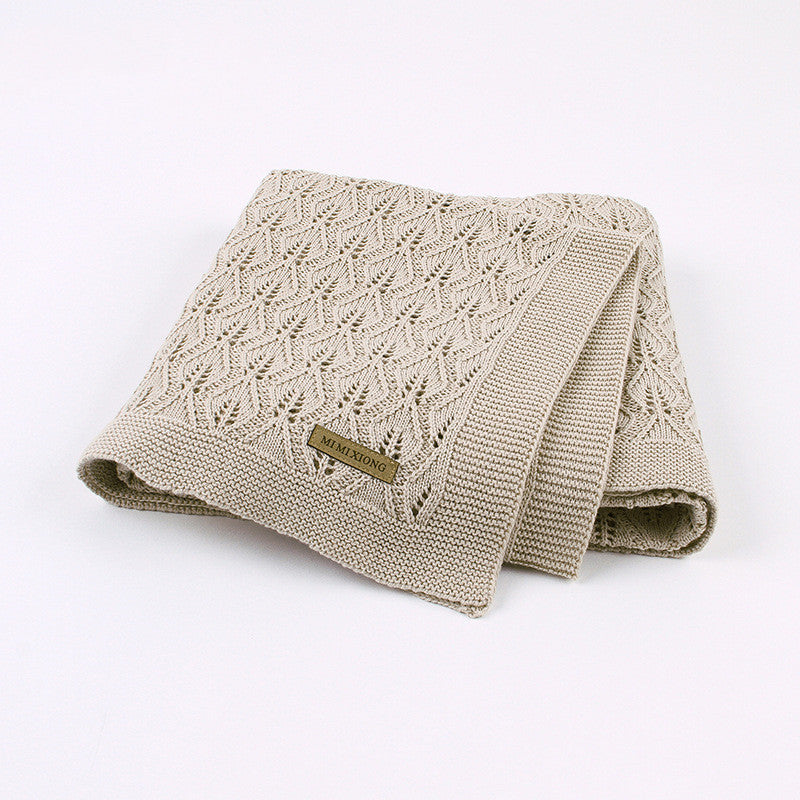 Couverture pour bébé en tricot 