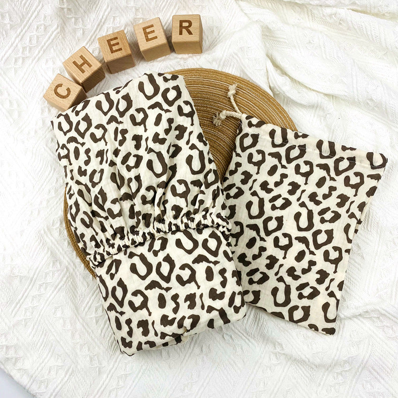 Drap-housse de lit en crêpe de coton imprimé - Mum&Choupinou #