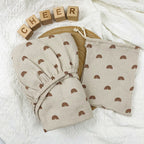 Drap-housse de lit en crêpe de coton imprimé - Mum&Choupinou #