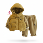 Ensemble d'hiver 3 pièces à capuche enfant 