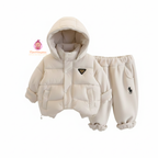 Ensemble d'hiver 3 pièces à capuche enfant 