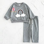 Ensemble de survêtement Arc-en-ciel pour bébé et enfant - Mum&Choupinou