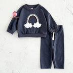 Ensemble de survêtement Arc-en-ciel pour bébé et enfant - Mum&Choupinou