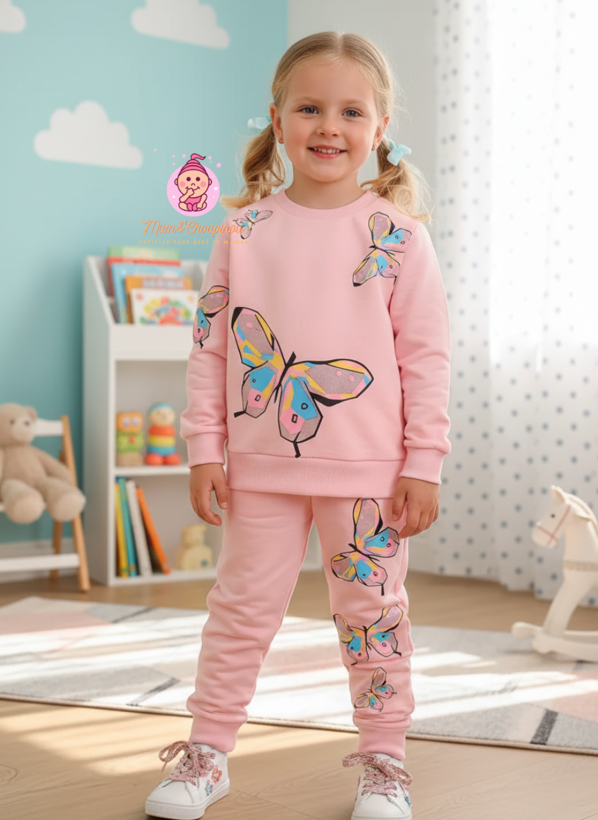 Ensemble fille pantalon et pull