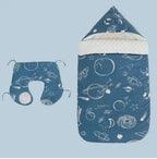Gigoteuse d'hiver à capuche + petit oreiller bébé - Mum&Choupinou