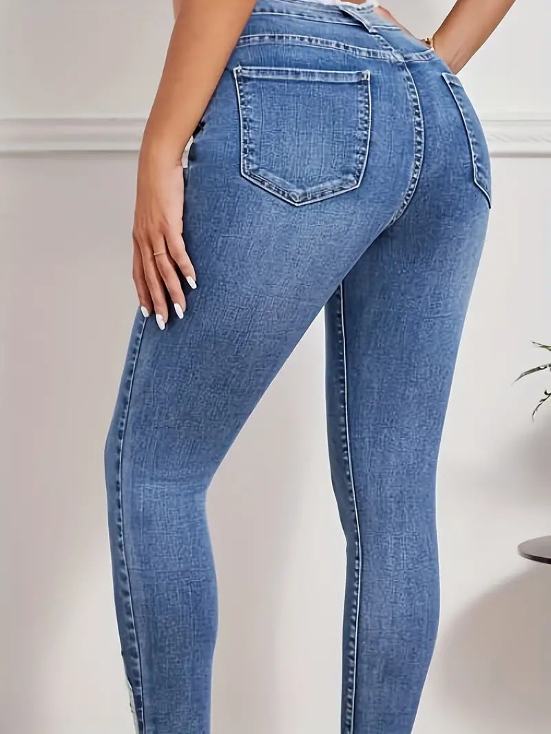 Jean en denim stylé pour femme - Mum&Choupinou #
