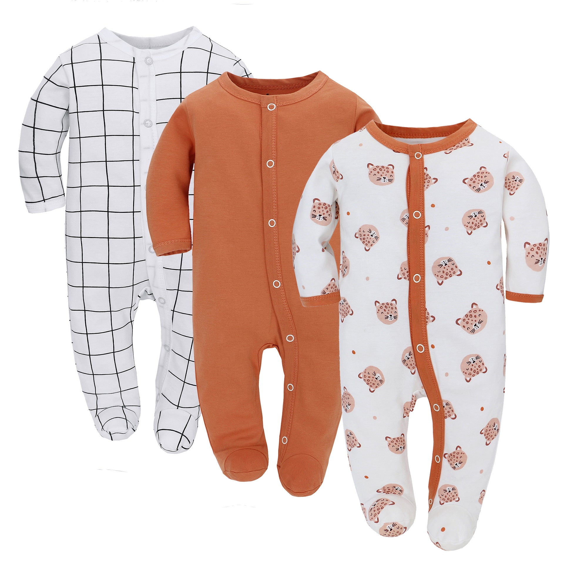 Lot de 3 grenouillères dors-bien - Mum&Choupinou #
