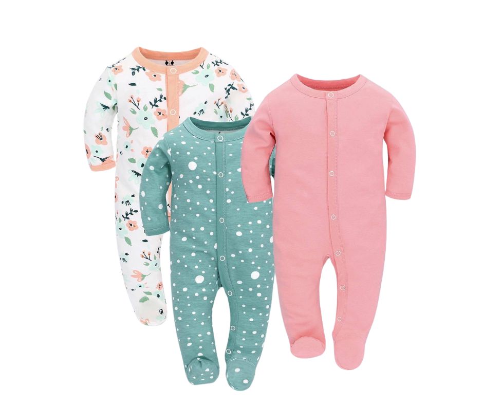 Lot de 3 grenouillères dors-bien - Mum&Choupinou #