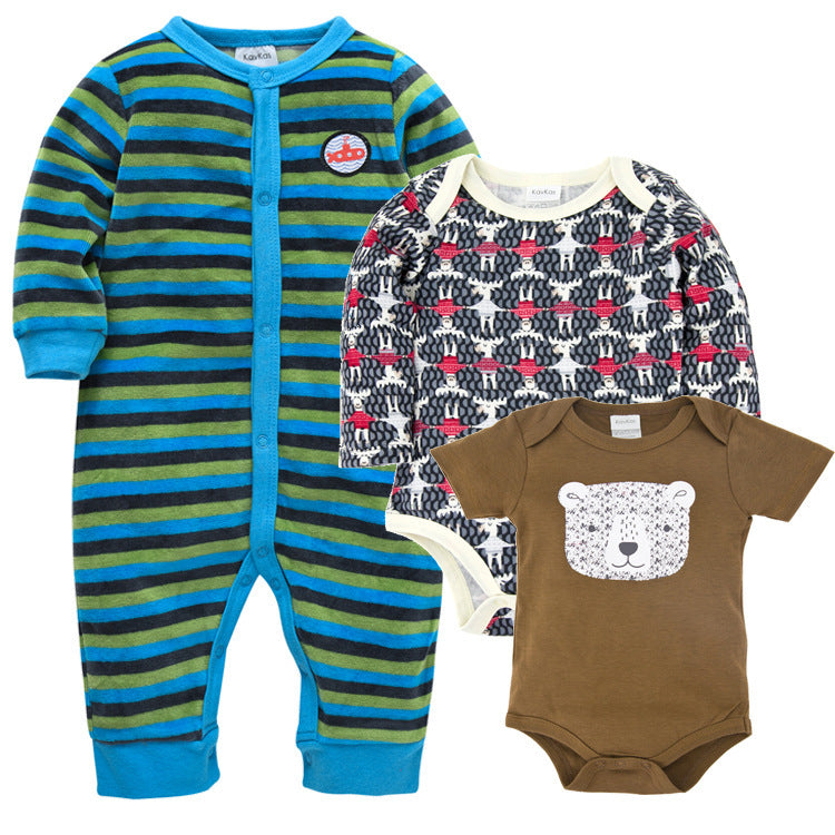 Lot de 3 pièces bodies et grenouillère 