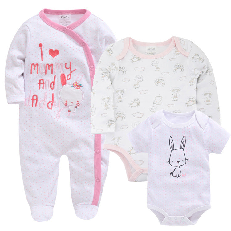 Lot de 3 pièces bodies et grenouillère 