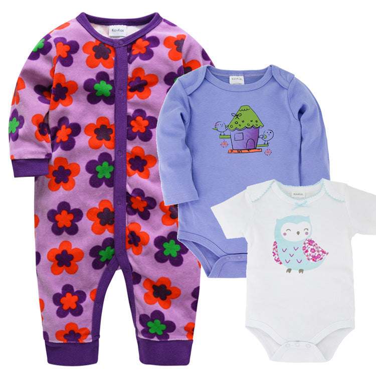 Lot de 3 pièces bodies et grenouillère 