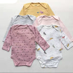 Lot de 5 bodies manches longues pour bébé - Mum&Choupinou #