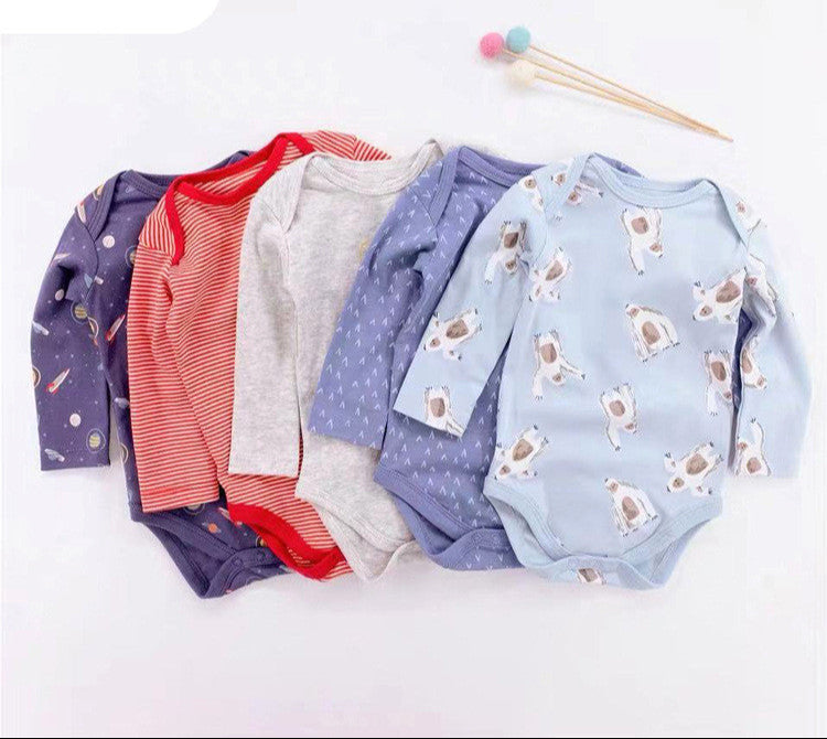 Lot de 5 bodies manches longues pour bébé - Mum&Choupinou #