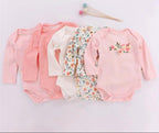 Lot de 5 bodies manches longues pour bébé - Mum&Choupinou #