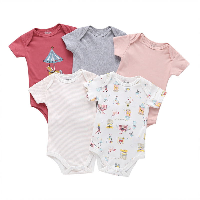 Lot de 5 bodies pour bébé - Mum&Choupinou #