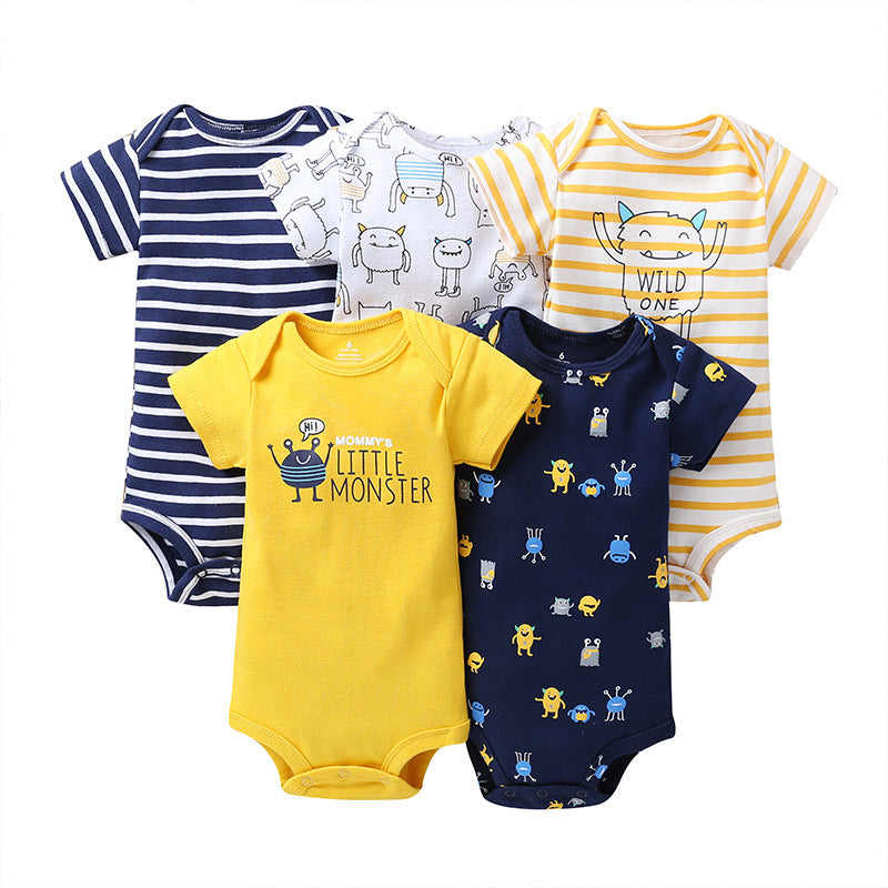 Lot de 5 bodies pour bébé - Mum&Choupinou #