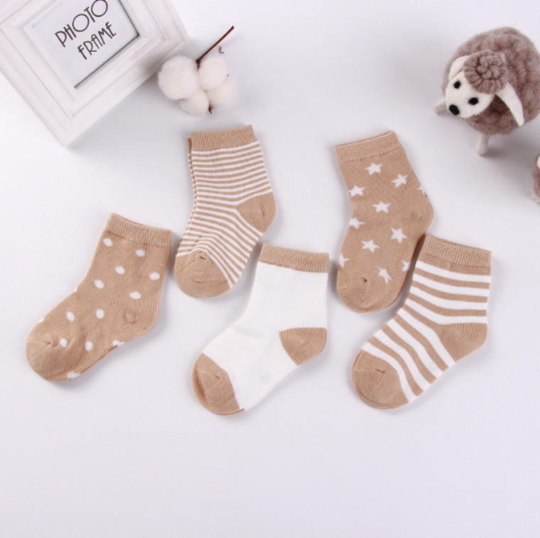 Lot de 5 chaussettes enfant 