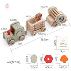 Puzzle-train en bois pour enfant - Mum&Choupinou