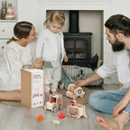 Puzzle-train en bois pour enfant - Mum&Choupinou