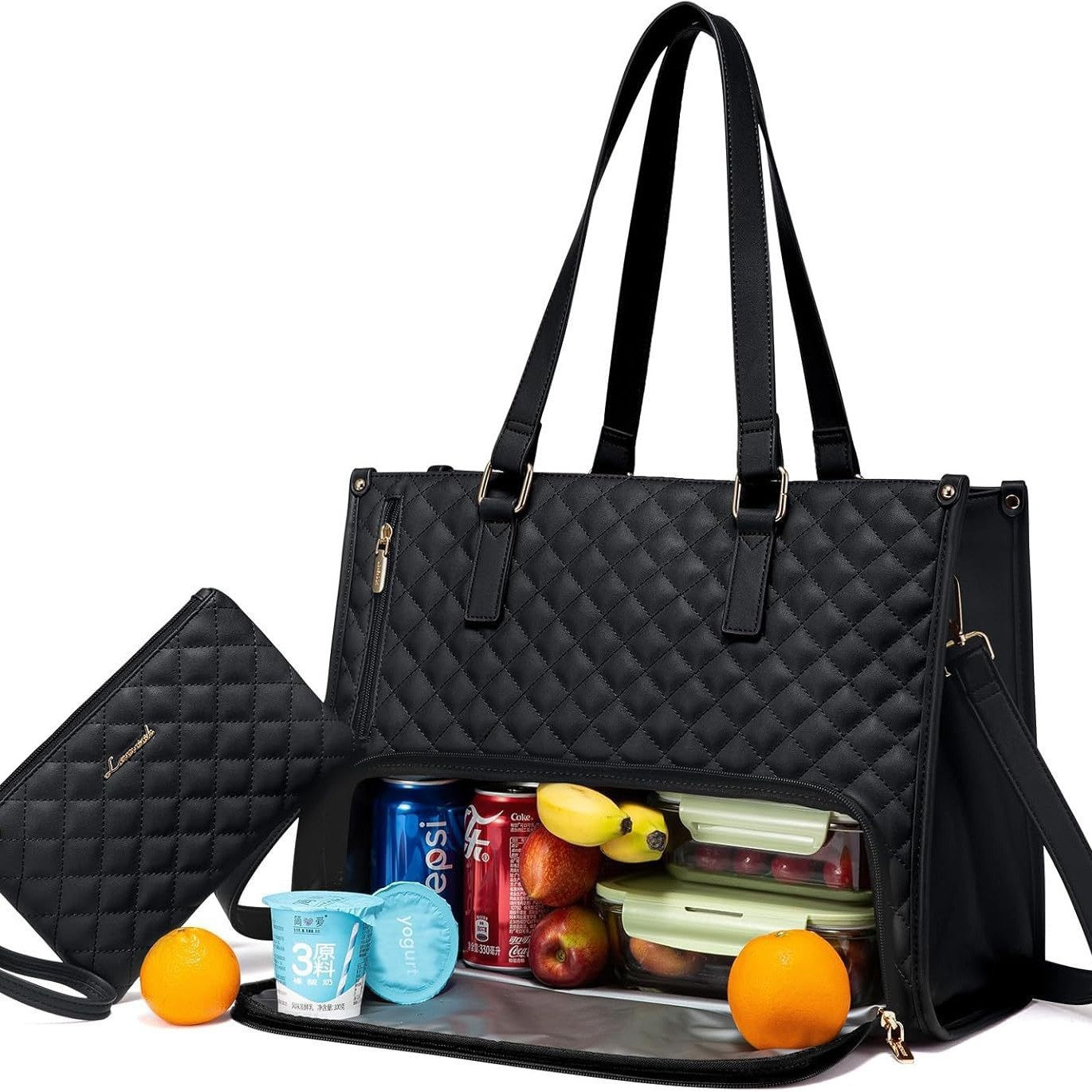 Sac femme polyvalent avec compartiment lunch box - Mum&Choupinou #