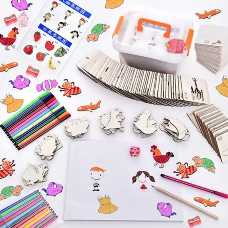 Set complet d'outils de dessin - Mum&Choupinou