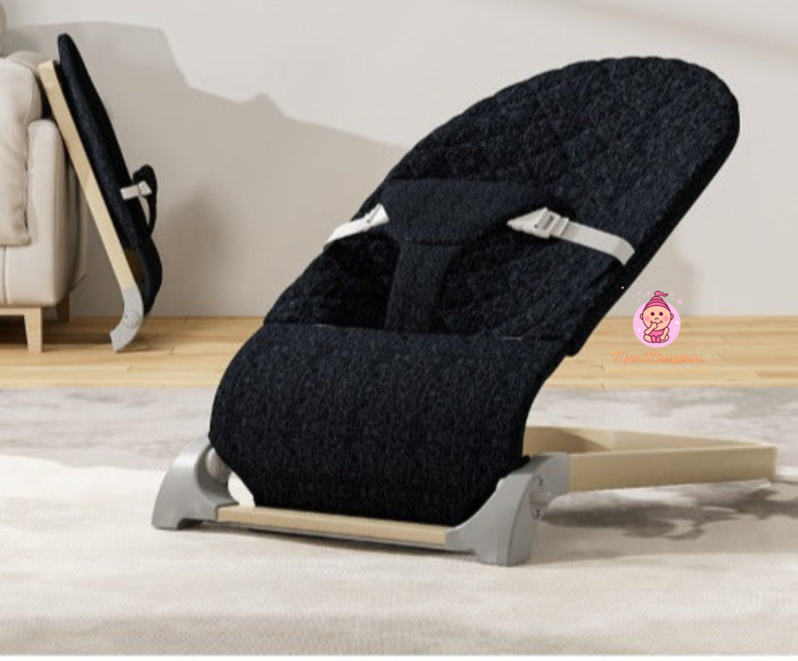 Transat bébé avec support finition bois