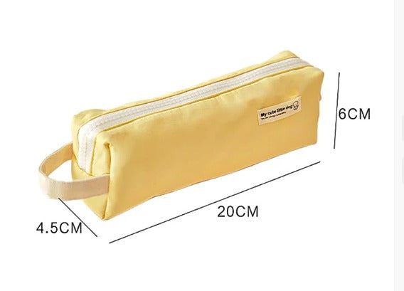 Trousse scolaire imperméable à grosse fermeture éclair 