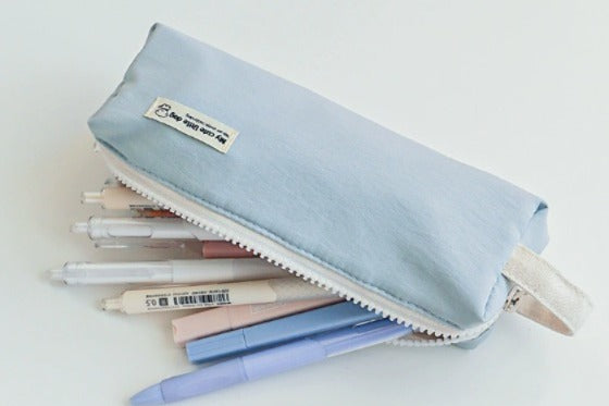 Trousse scolaire imperméable à grosse fermeture éclair 