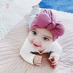 Bonnet-turban à nœud papillon pour fille - Mum&Choupinou