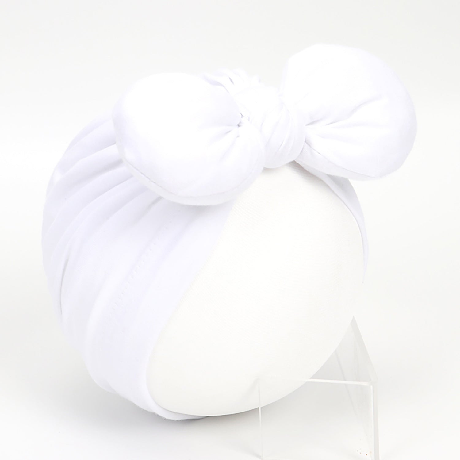 Bonnet-turban à nœud papillon pour fille