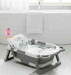 Baignoire bébé pliable avec thermomètre intégré - Mum&Choupinou