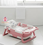 Baignoire bébé pliable avec thermomètre intégré - Mum&Choupinou