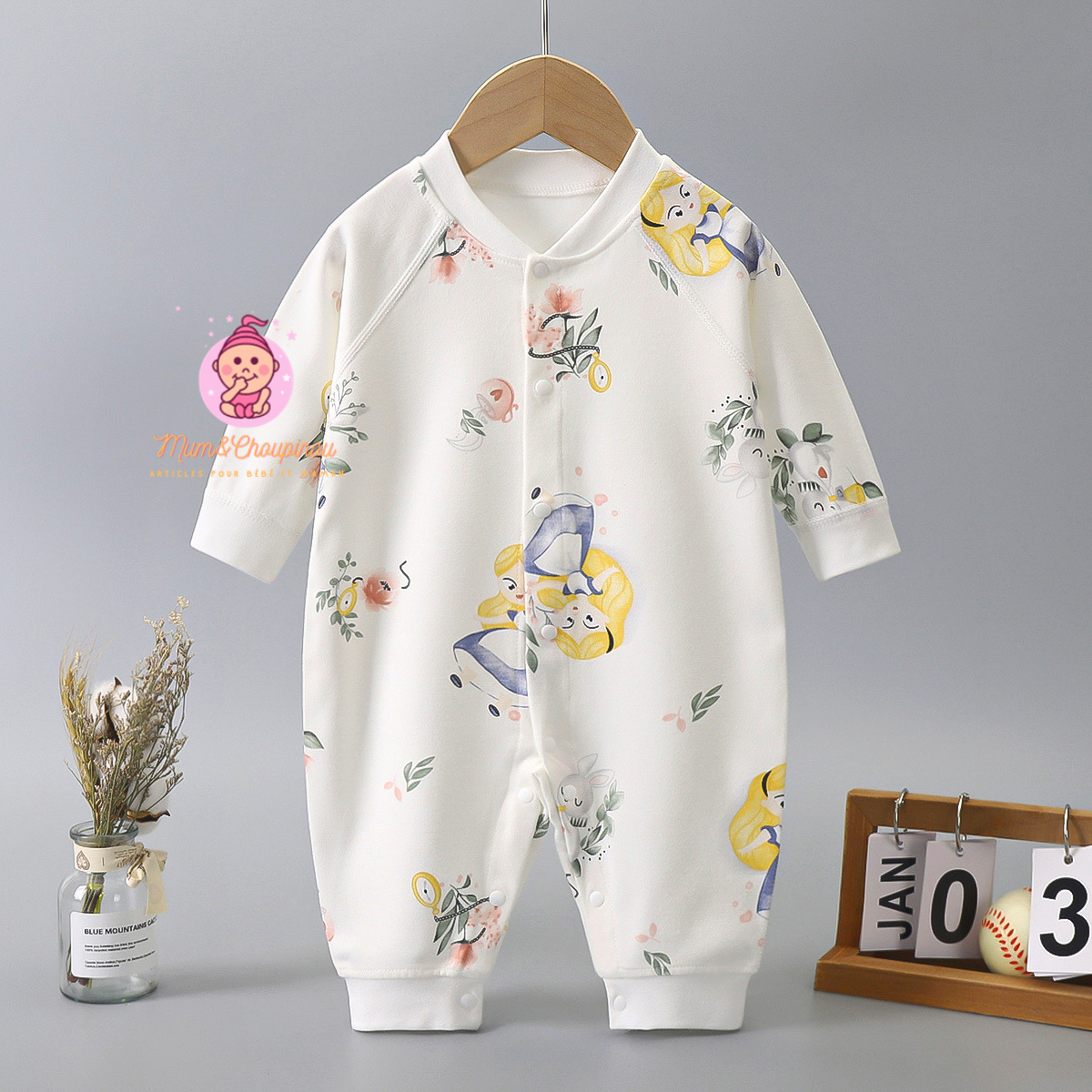 Combinaison grenouillère bébé