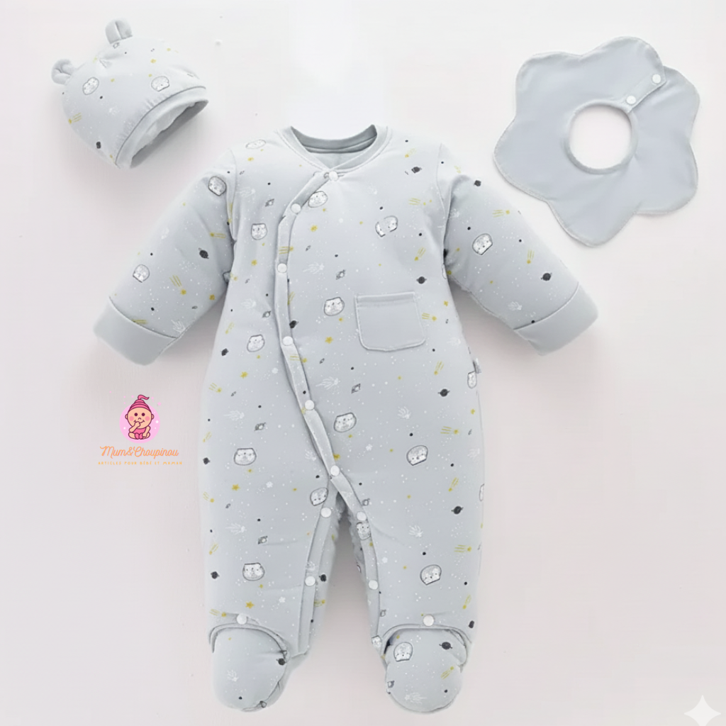 Combinaison bébé matelassée