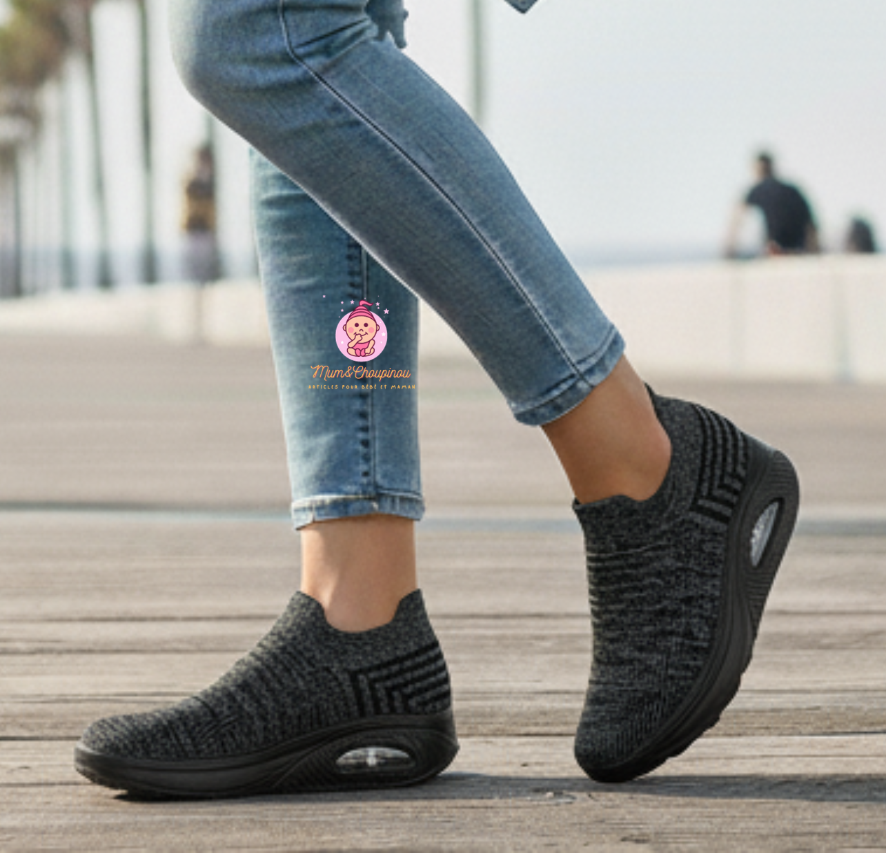 Baskets respirantes en mesh pour femme