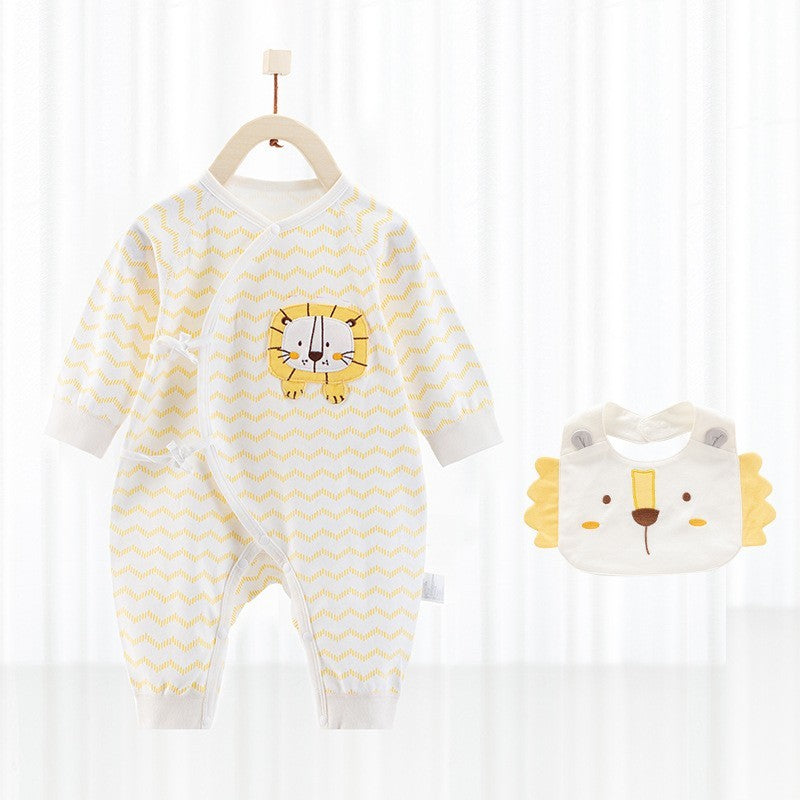 Barboteuse bébé avec bavoir - Mum&Choupinou #