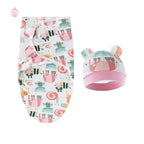 Couverture d'emmaillotage avec bonnet - Mum&Choupinou
