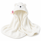 Serviette de bain douce avec cape pour bébé