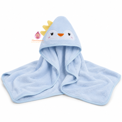 Serviette de bain douce avec cape pour bébé